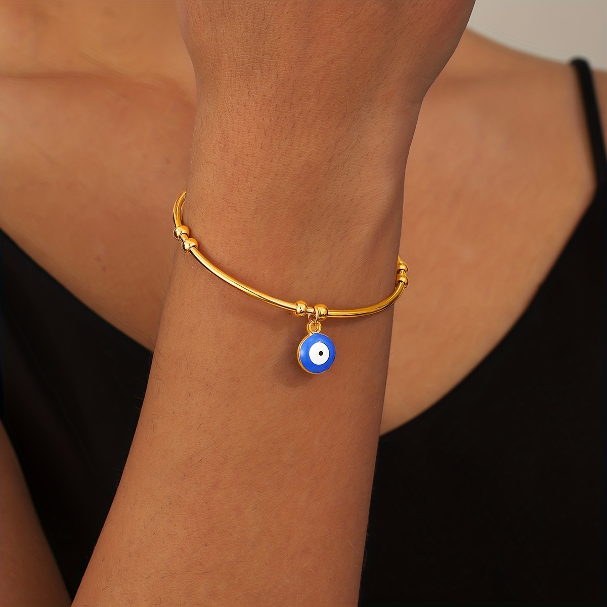 Evil Eye Bracelet Gold - Temu