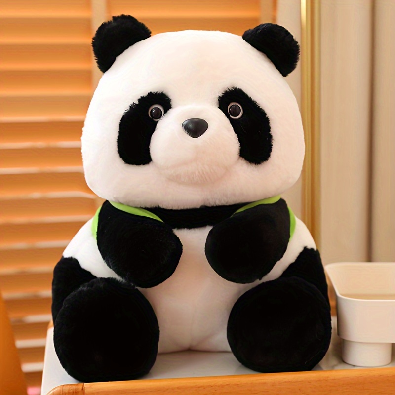 Peluche de oso Panda gigante para bebé, muñeco de peluche suave Kawaii,  almohada de cojín de dibujos animados, decoración de cama para el hogar,  regalos para niños, 120cmLying Panda80cm Fivean unisex