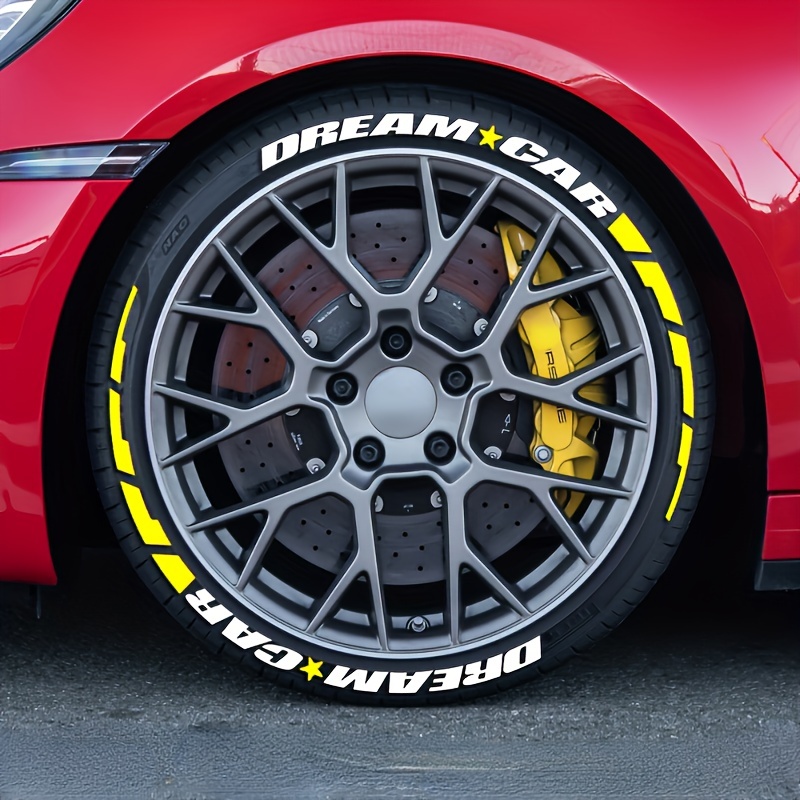 4Pcs Cars Wheel Oily Mark Pen Long-lasting Auto Rubber Tyre Paint