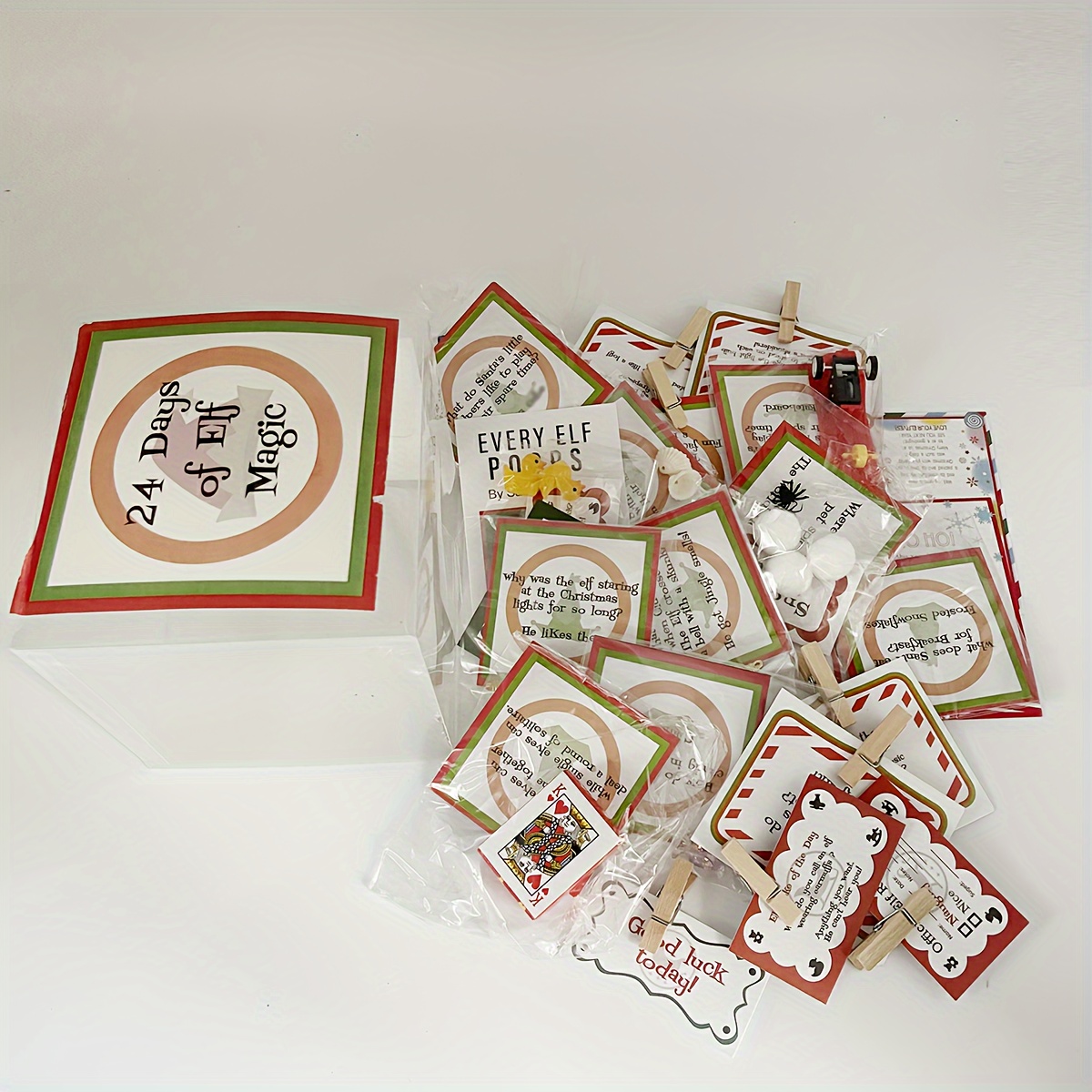 Christmas Advent Calendar Jewelry Gift Kit Box Advent Calendar DIY Bracelets  For Girls Navidad 24-Day Countdown Gift Blind Box - AliExpress
