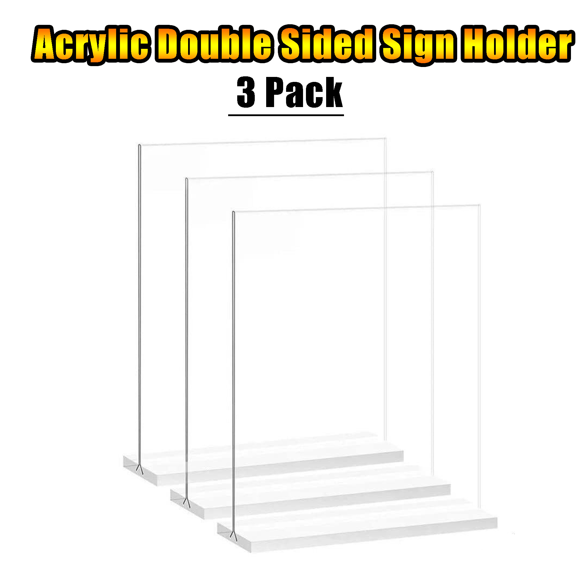 1 Pack Adjustable A Frame Sign Stands For Retail And Small Business 8  5x11inch Floor Stand Table Top And Double Sided Poster Display Black, Today's Best Daily Deals