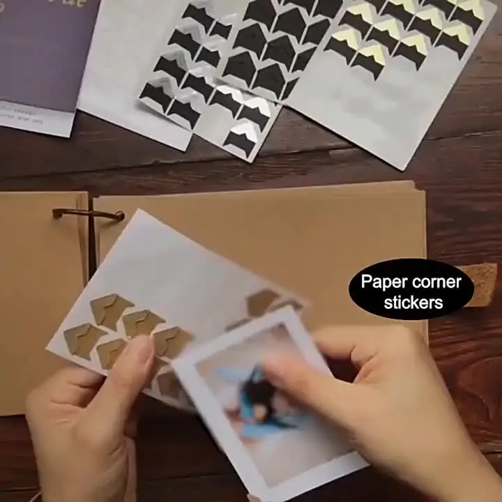 Photo Mounting Stickers Paper Corners Stickers Self Adhesive - Temu