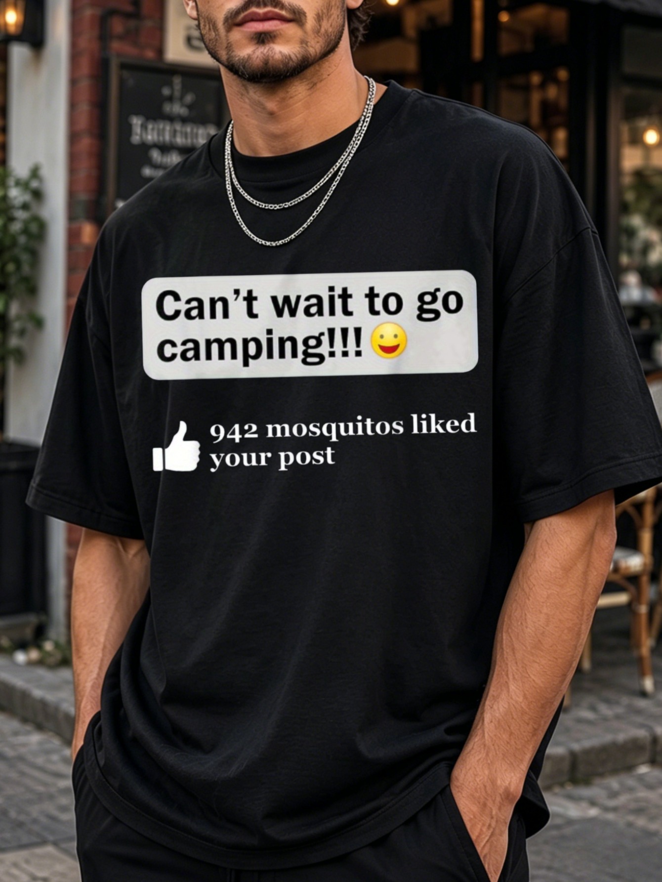printed design not textured cant wait to   942 mosquitoes love you post t shirt   joke pattern   humorous mens t shirt plus size