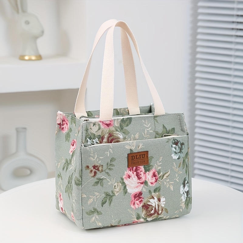 Flower Pattern Cooler Bag- Simple Modern Insulated Adult