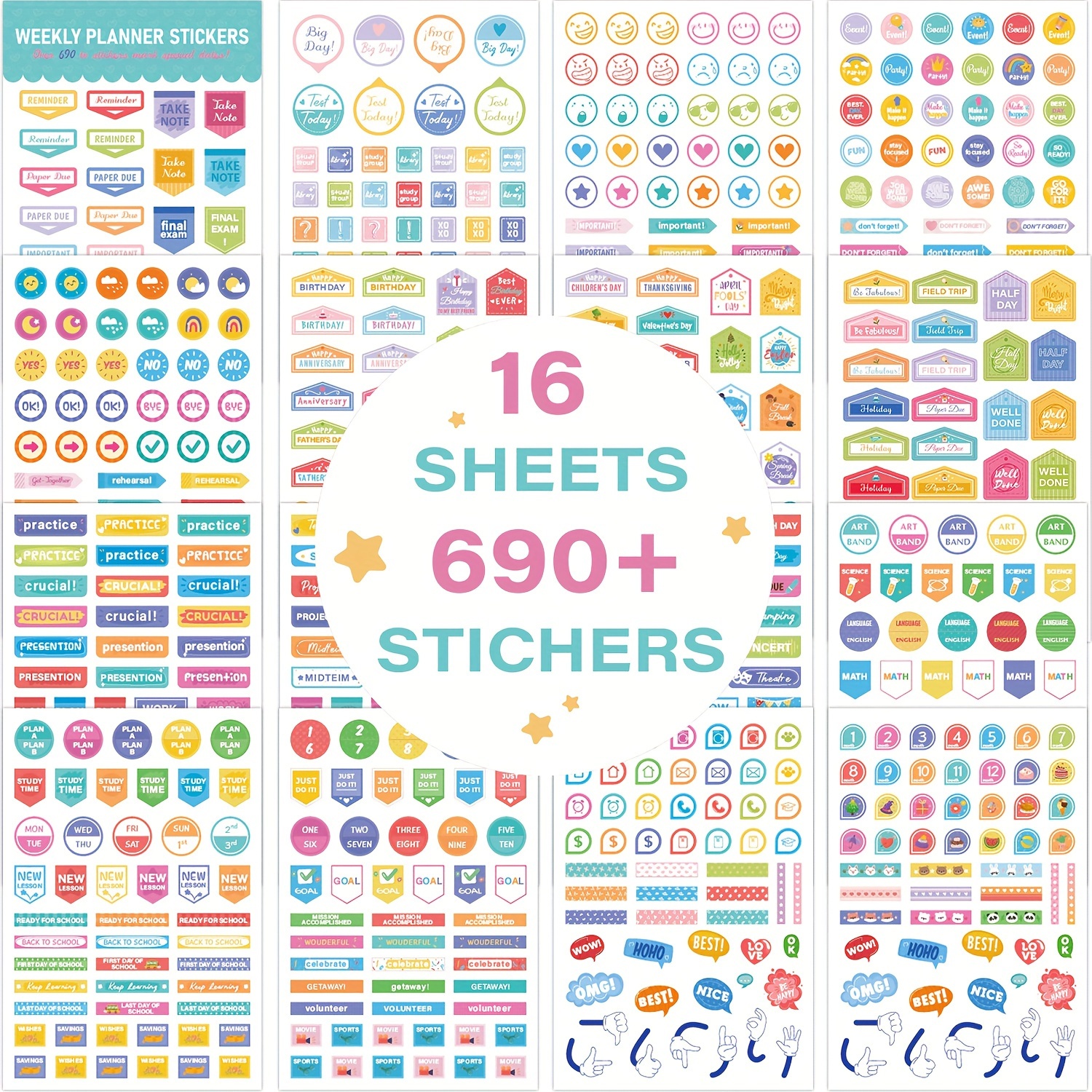 Calendar Stickers - Temu