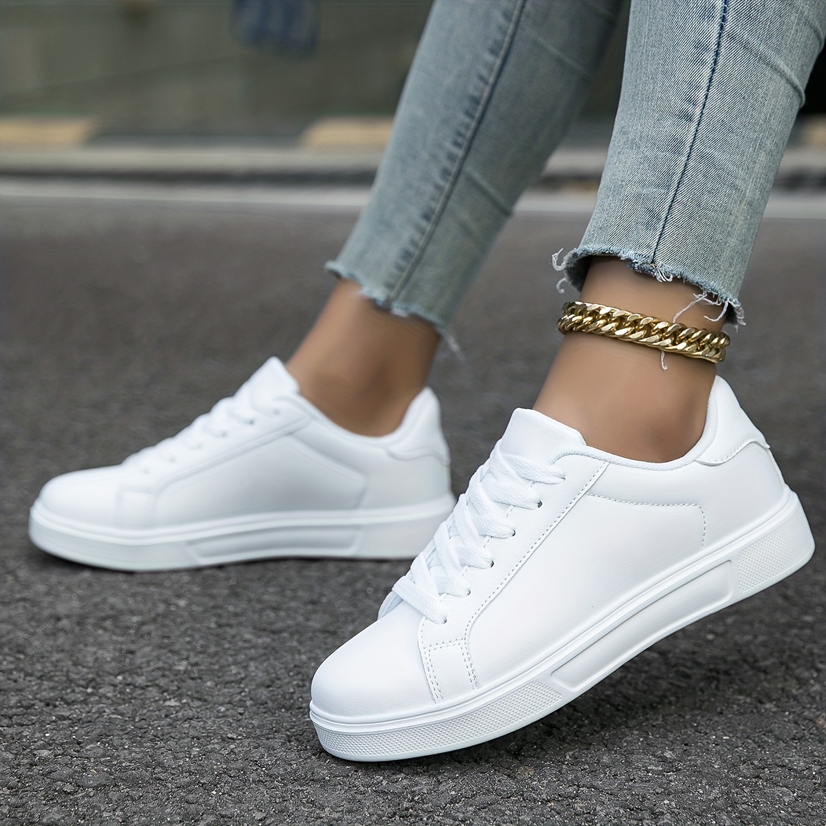 Zapatos Blancos Para Mujer - Temu
