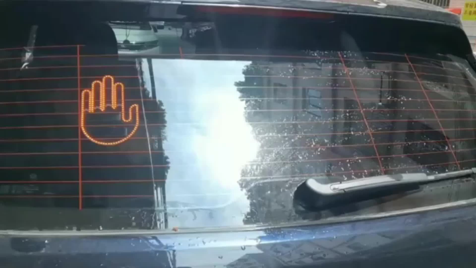 Led Car Lighting Gesture Light Hand Gesture Light Car Finger - Temu