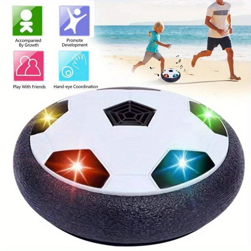 Boy Toys Hover Soccer Ball with 2 Goals, Indoor Soccer Gifts for Boys, LED  Hover Ball with Foam Bumper Inflatable Soccer Toys for 3 4 5 6 7 8 9 10+