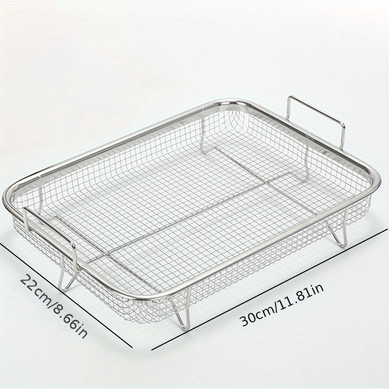 Crisper Tray Set Non Stick Cookie Sheet Tray Air Fry Pan Grill Basket Oven  Dishwasher, 1 unit - Fry's Food Stores