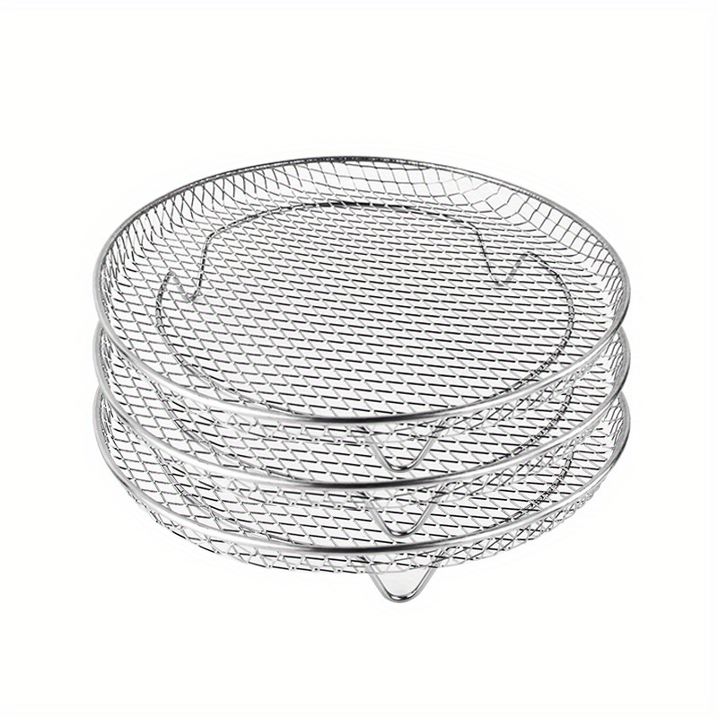 Air Fryer Dehydrator Rack Stainless Steel Dehydrator Rack Round