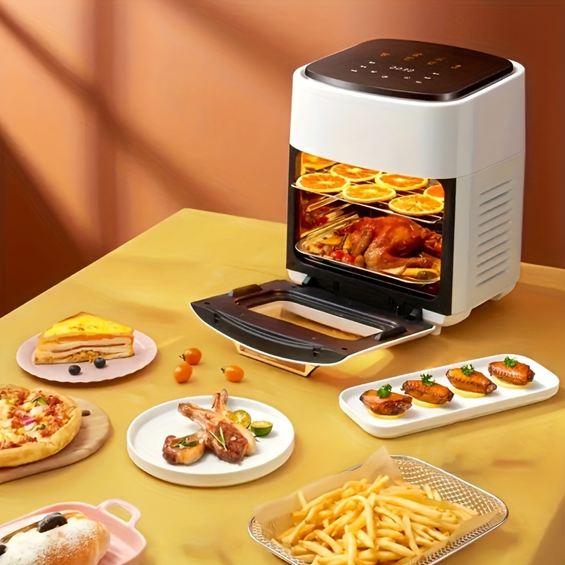 Large Capacity Air Fryer With Color Touch Screen Perfect For - Temu Belgium