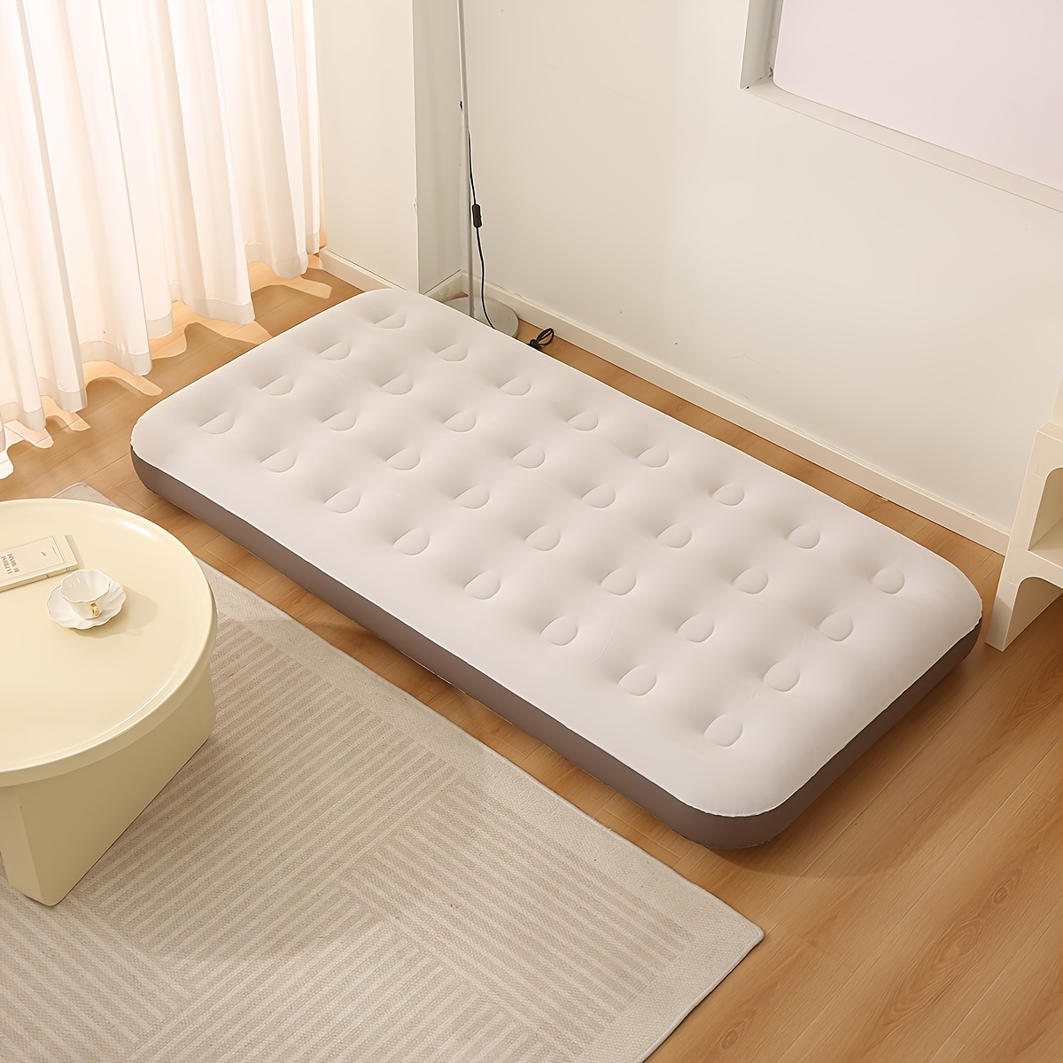  MDYYD - Colchón de aire portátil, cama hinchable para coche, cama  hinchable con almohada integrada para actividades al aire libre y cama  interior, cama inflable de viaje, colchón de aire, PVC