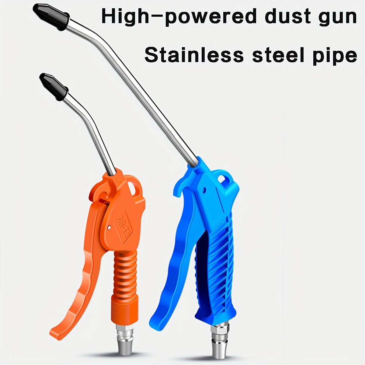Kit de pistolet de soufflage à buse d'air Accessoires de compresseur d'air  pneumatique Outil de nettoyage de la poussière (1set, argent) -z