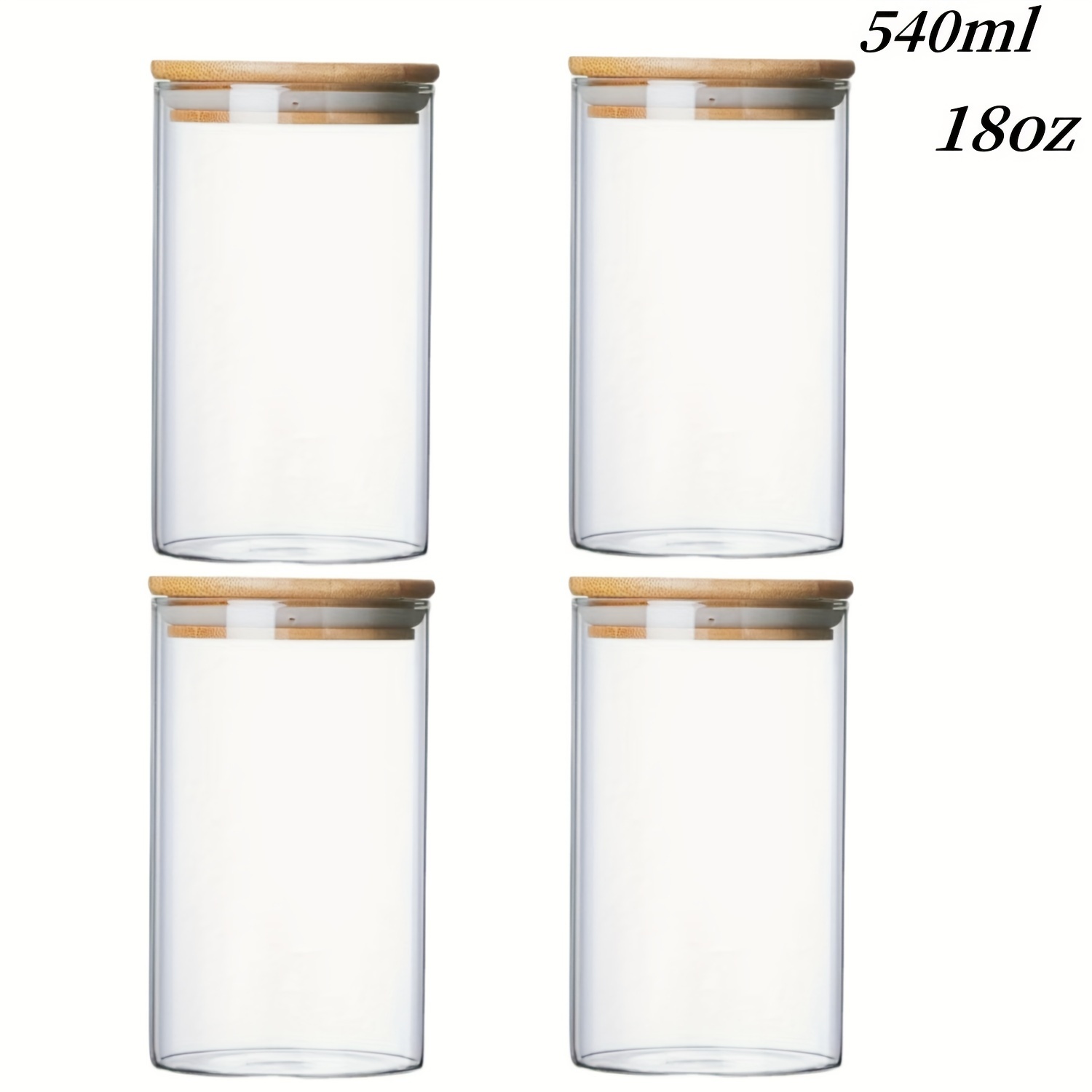 Transparent Glass Sealed Storage Jars, Pickle Jars, Pickle Jars, Grains And  Dried Fruits Container, Candy Jar, Cookie Jar, Kitchen Supplies, Halloween  Essentials, Christmas Essentials - Temu