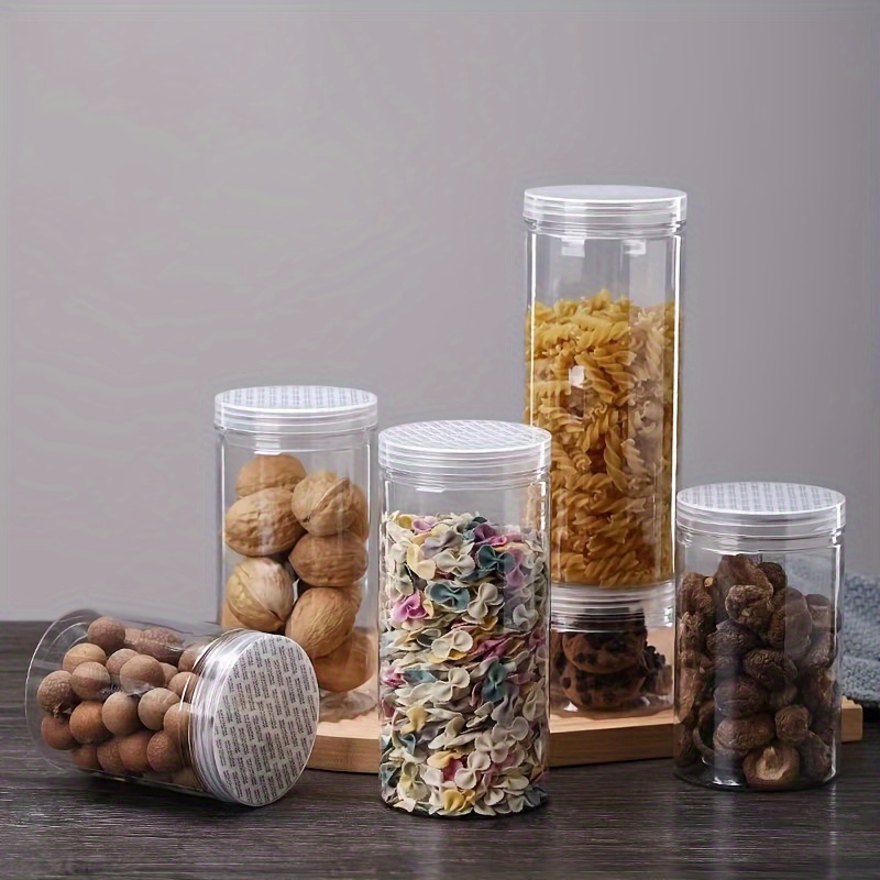 Tarro de cristal transparente vintage para dulces con tapa, tarro de  nueces, caja de joyería, tarros de dulces de boda, tarros de bufé,  recipientes de