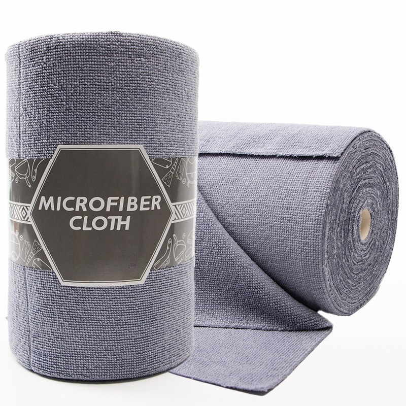 50 sheetes roll reusable cleaning wipe household kitchen cloth microfiber towel rolls dish rags wash paper towel replacement