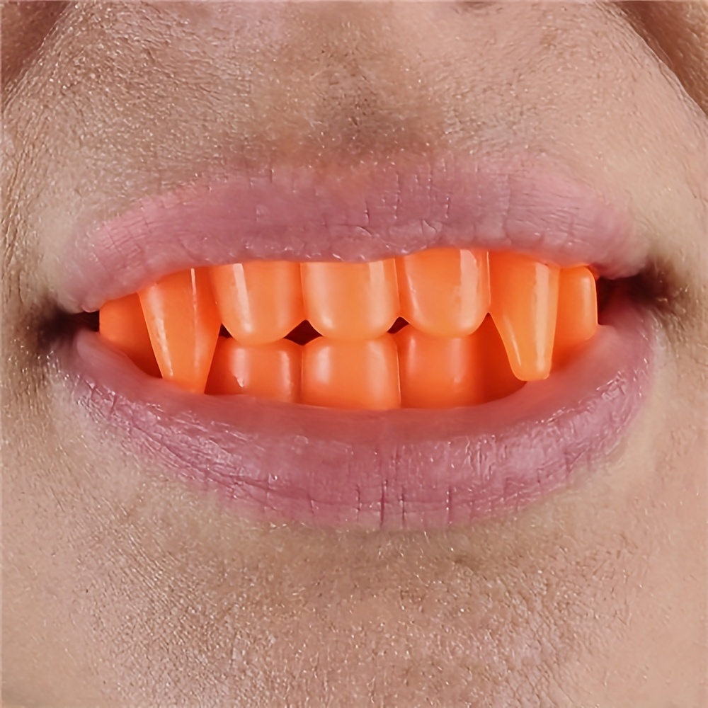 25/36pcs Neon Halloween Vampire Fangs - Funny Prank Props
