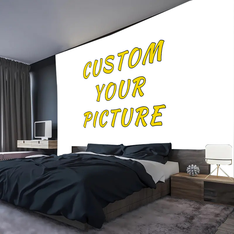 Custom Photo Backdrop Wall with Self-Adhesive Banner Board