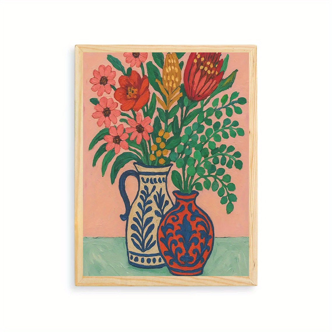 artikel foto 2d plat, 2d plat, posters en prints 2d plat   12x16 inches modern gemakkelijk victoriaans   bloem plant muurkunst poster - ongelijste canvas schilderij geschikt voor  , blauw,  , rood, beige, wit, ideaal voor slaapkamer, studentenkamer