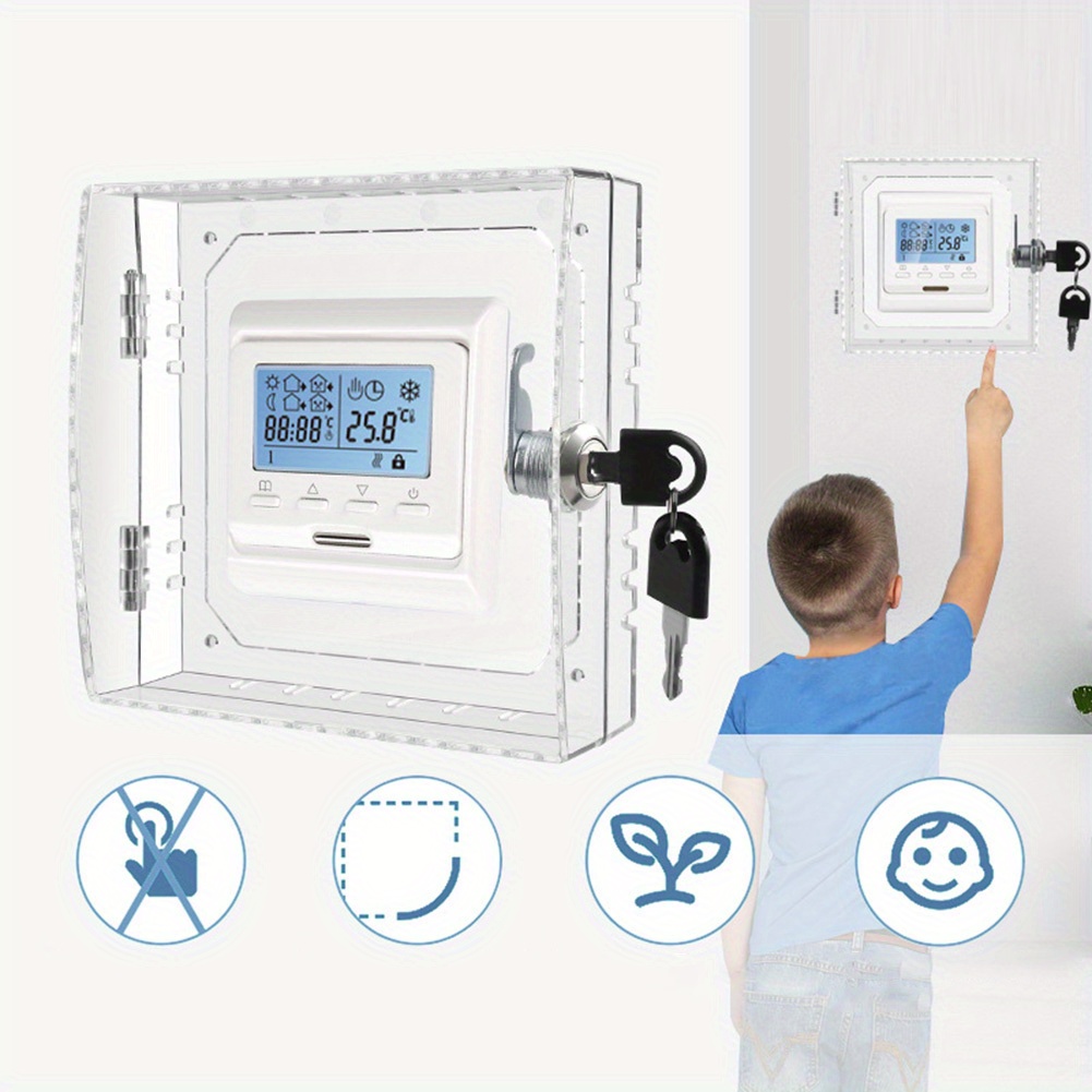 Universal Thermostat Lock Box With Key, Acrylic Zimbabwe