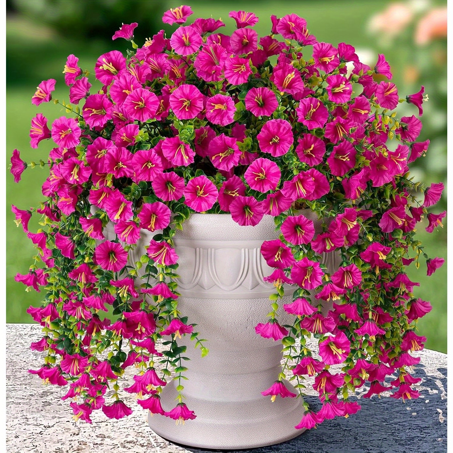 4er set knstliche hnge petunien eukalyptusblumen  uv - Temu Germany