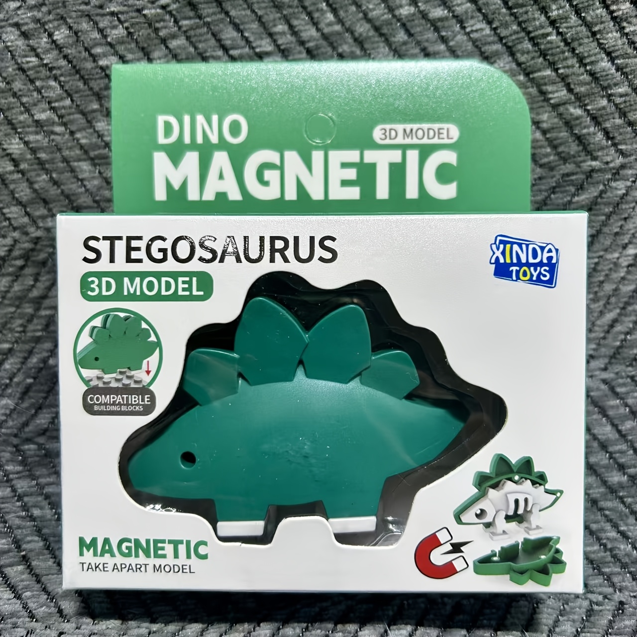 Magnetic Dinosaur Toy Set for Assembly