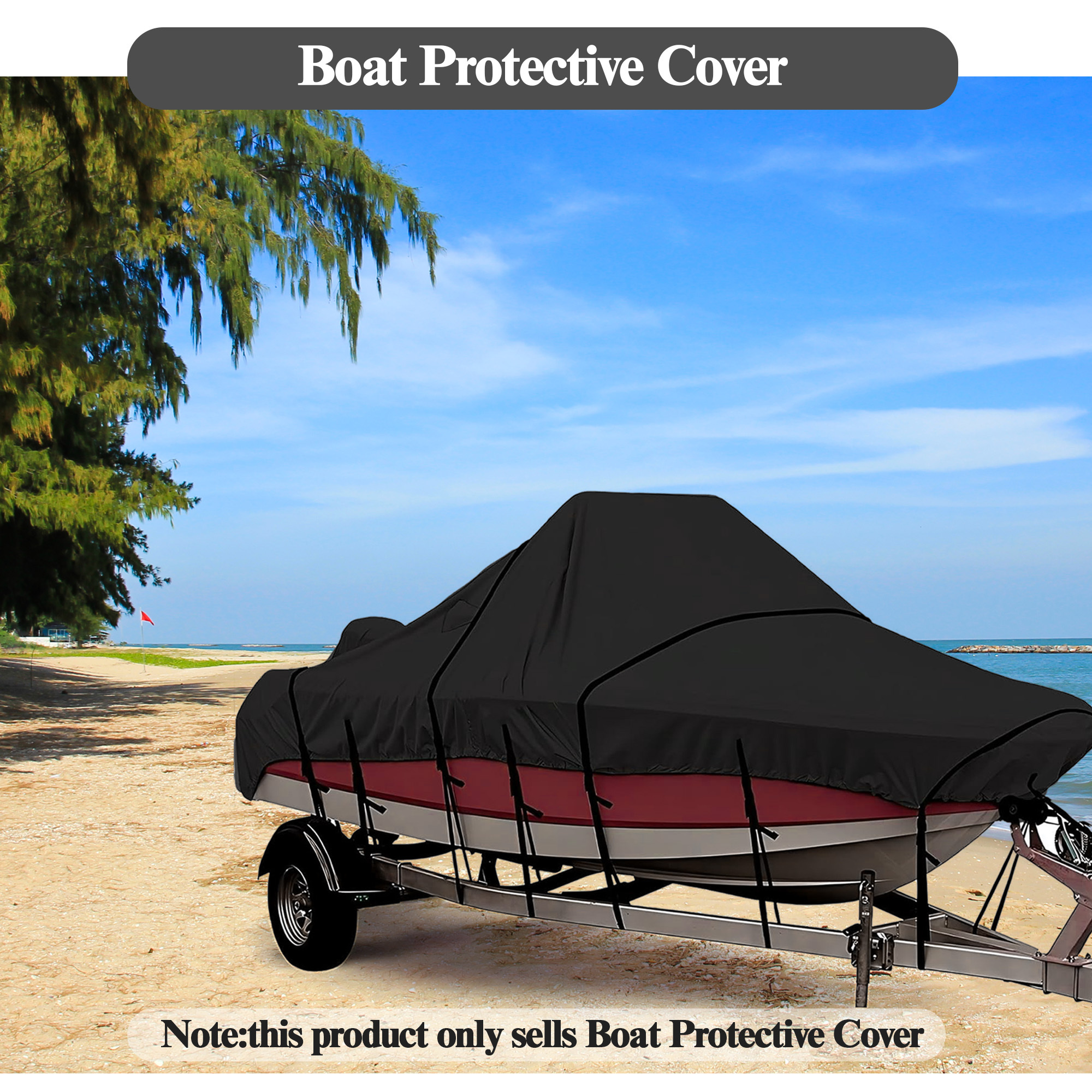Durable Trawler Cover for All-Season Marine Use