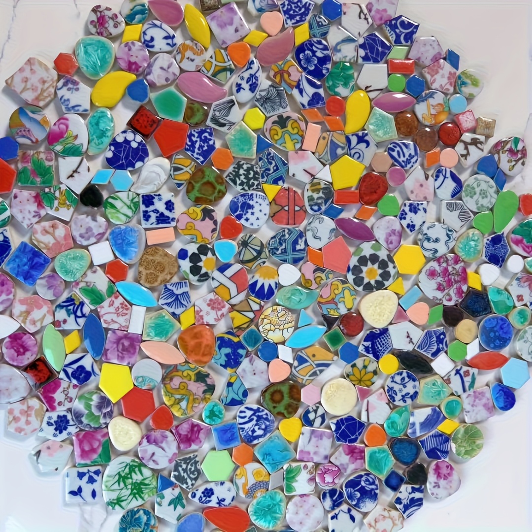 600g Mixed-Color Irregular Mosaic Surprise Set
