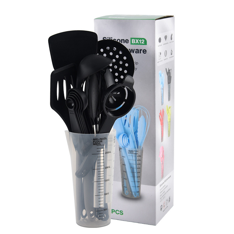 16pcs Silicone Kitchen Utensil Set Home Use Non Stick Heat