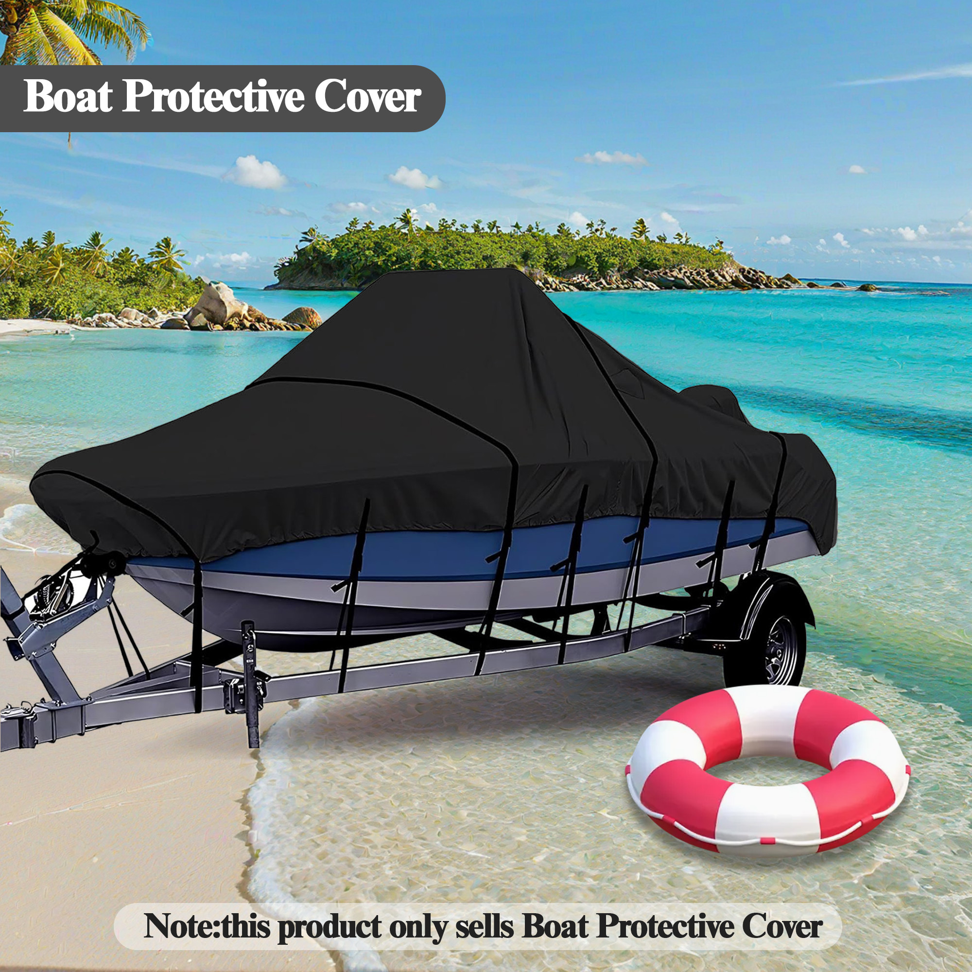 Durable Trawler Cover for All-Season Marine Use
