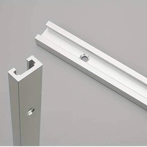 2pcs 600mm woodworking t rail with mitered aluminum alloy t slot 19x9 5mm t slot mitered slide rail fixture t fixing slot for table saw table woodworking planer diy use