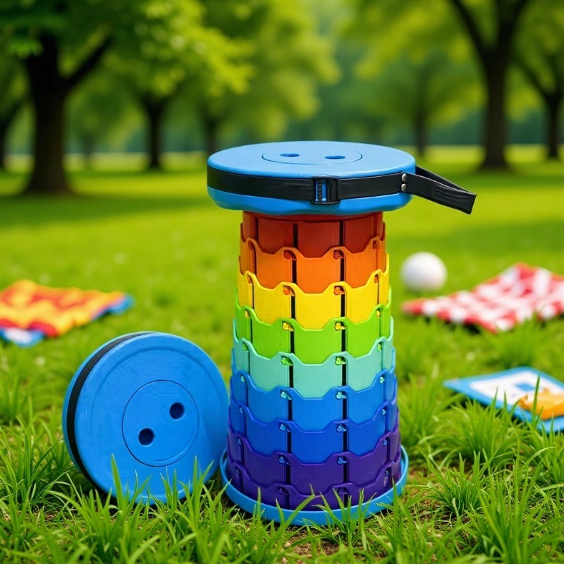 taburete plegable multifuncional mejorado de 1 pieza, silla de camping portátil   resistencia,        , adecuada para pescar,  , hacer senderismo y barbacoas,   para usar en 3   diferentes 3