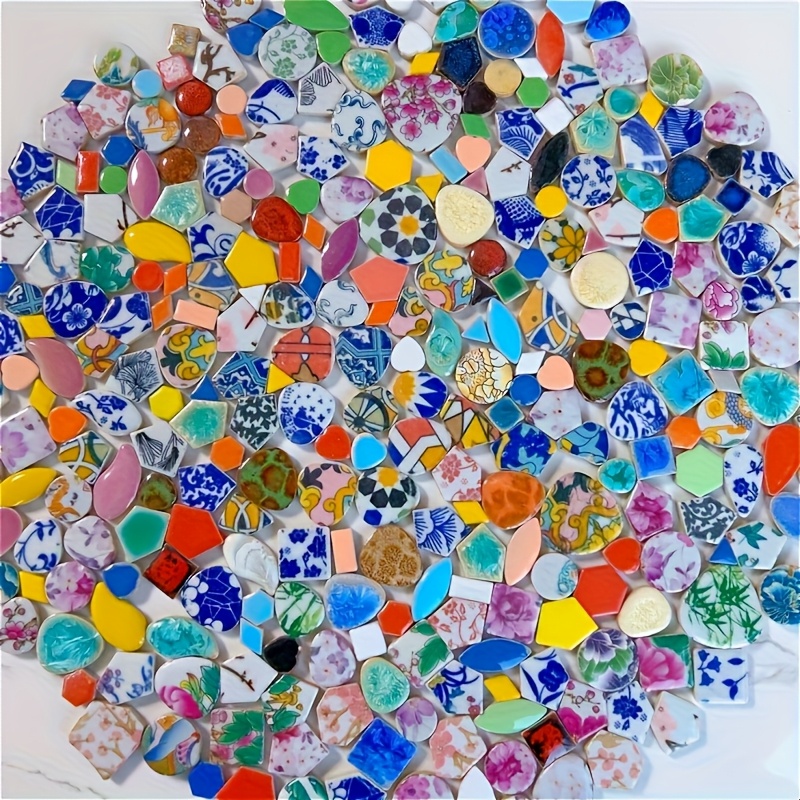 600g Mixed-Color Irregular Mosaic Surprise Set