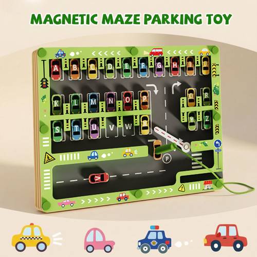 item picture wooden magnetic alphabet maze learning toy early intelligence development teaching aid fine motor skills learning toy pinyin learning toy childrens birthday counting activity halloween christmas gift