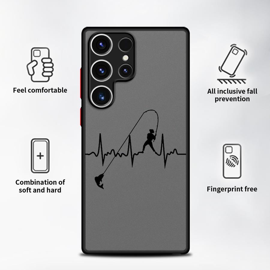 line fishing for man phone cover case suitable for samsung for galaxy s21 fe s24 s10 s25 s9 plus s22 plus s25edge s20 s23 ultra