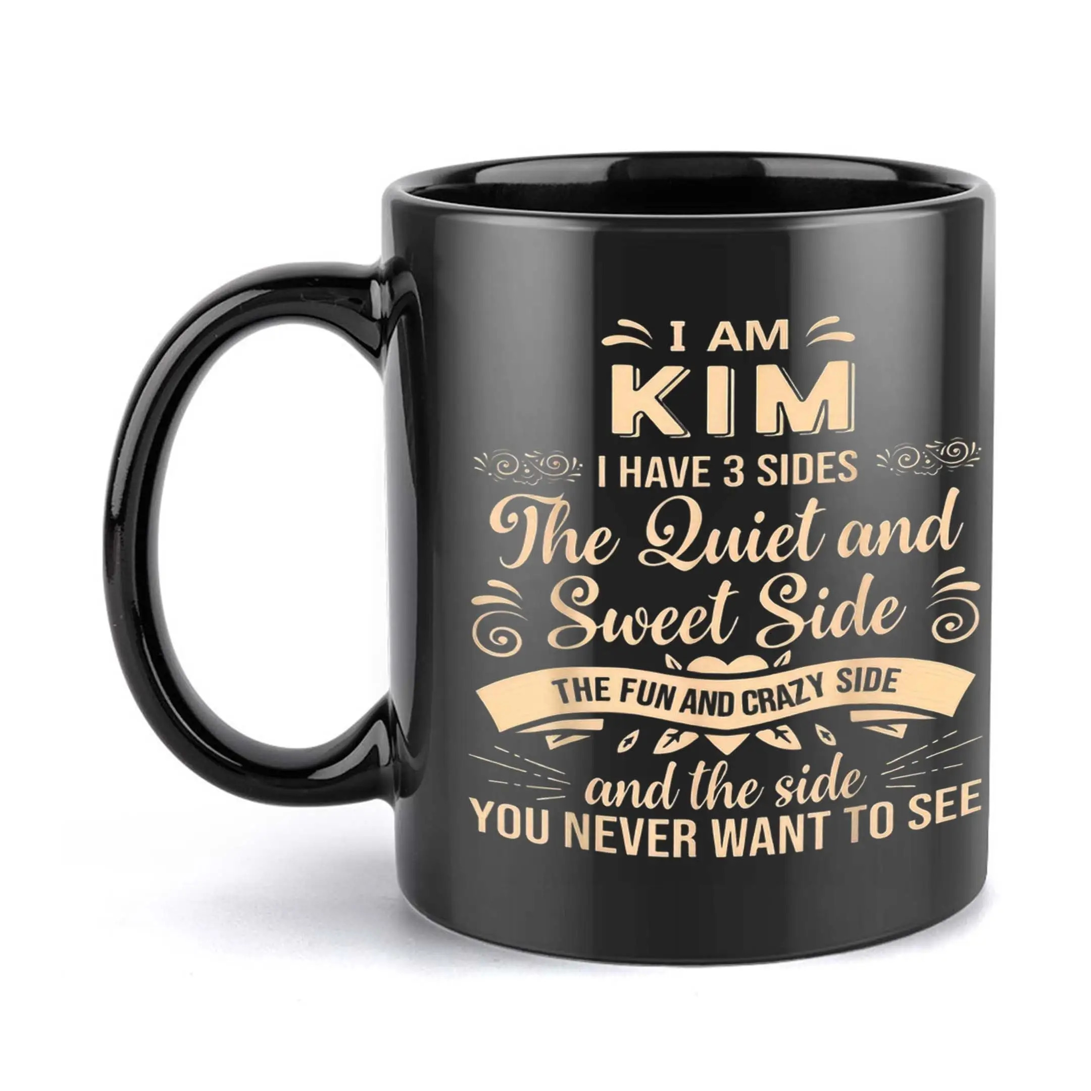 TEMU 1pc 1pc Elegant Minimalist Ceramic Coffee Mug With "i, Am" Lettering - Poly-coated Durable Cup Suitable For , Ideal Gift For Coffee, Tea, Hot