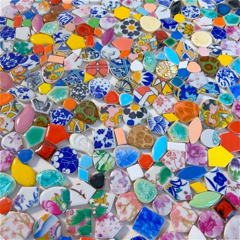 600g Mixed-Color Irregular Mosaic Surprise Set