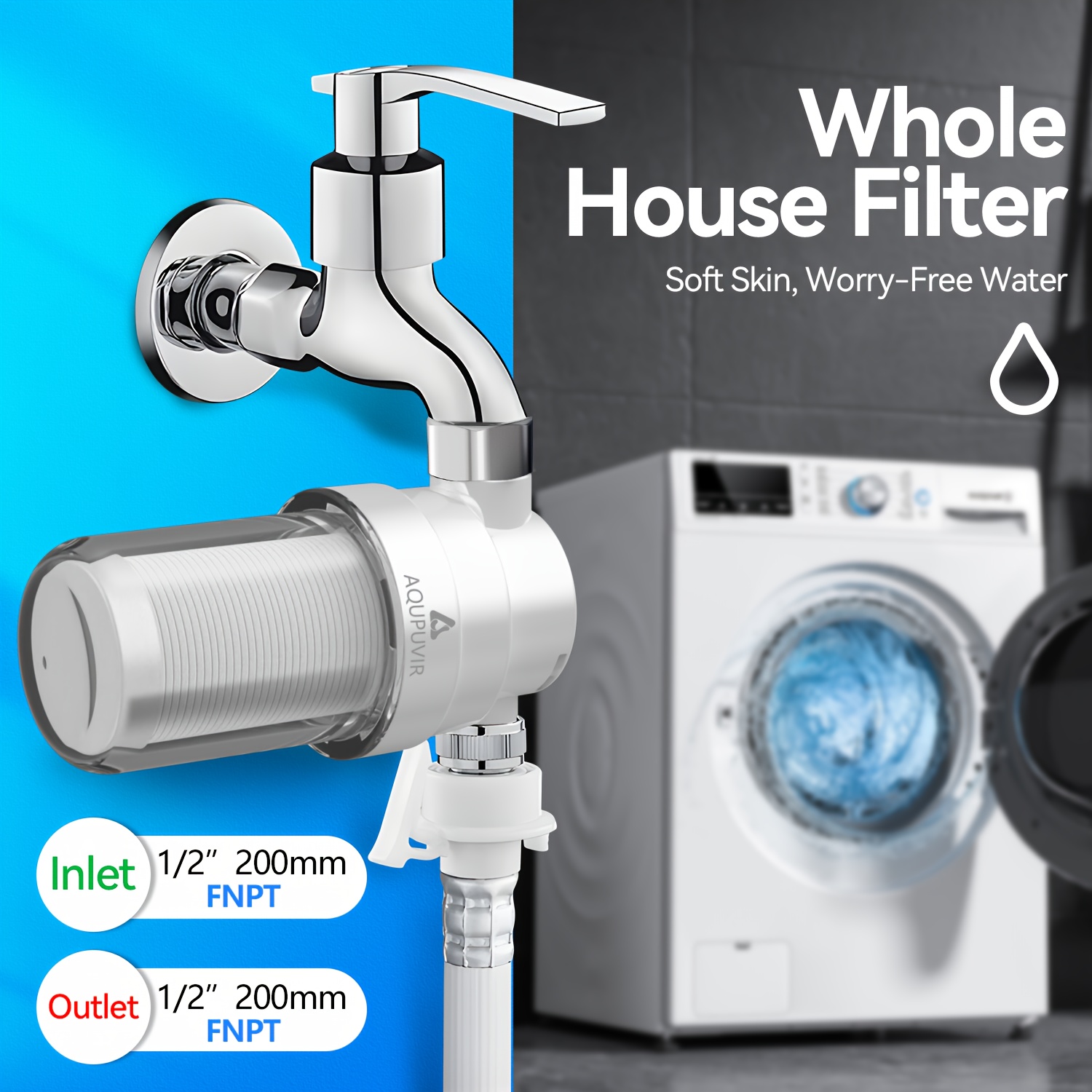 water shower filters sold on Temu United States