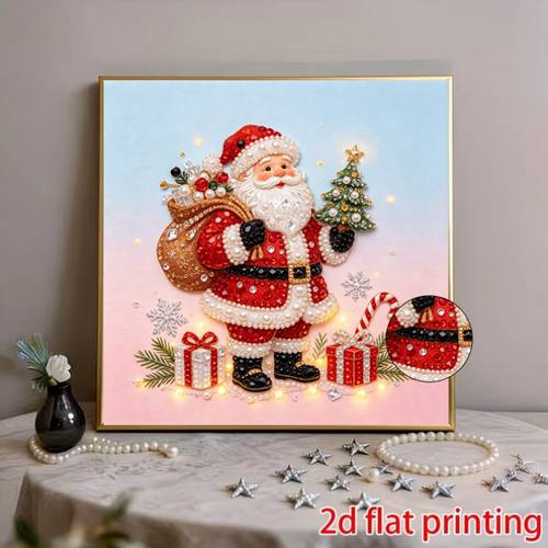 frameless 3d round diamond painting suitable for beginners christmas year round pearl art with colorful diy craft gift for home wall decor pearl and diamond picture for no frame required