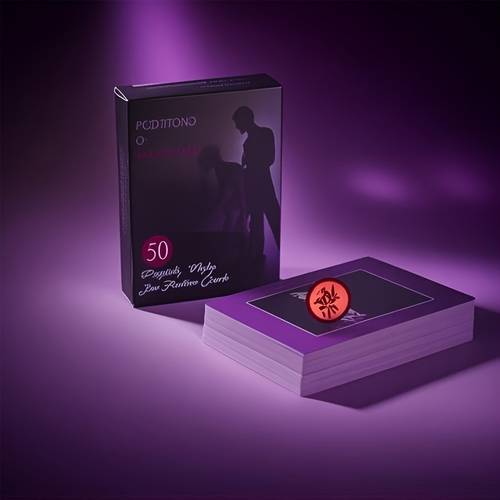 50-Karten-Partyspiel – Romantisches Brettspiele für Paare mit Verführungsaufgaben & Dirty-Talk-Aufforderungen - Erwachsenen-Datingabend, Valentinstag-, Weihnachts- Halloweenpartyaktivitäten „ oder Fein“ Outfits nicht enthalten. Reife Spieler- in eleganter lila Boxverpackung: Ideales Geschenkset