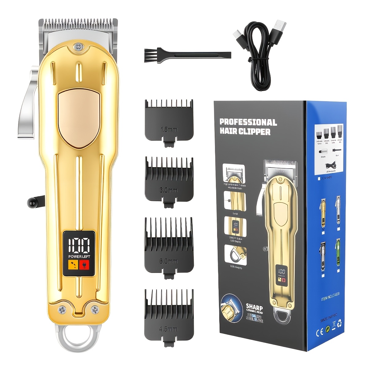 hair clippers professional sold on Temu United States