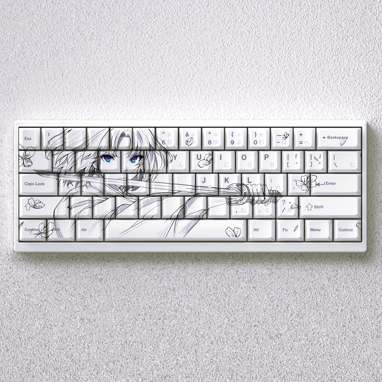 60 percent keyboard keycaps sold on Temu United States
