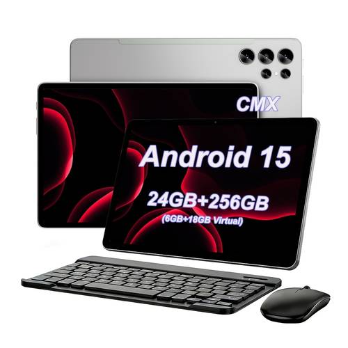 10 inch 15 tablet in 1 pad with keyboard stylus 256gb rom 24gb 6 18gb expandable 5mp 13mp cam large battery 1920 hd display wi fi 5