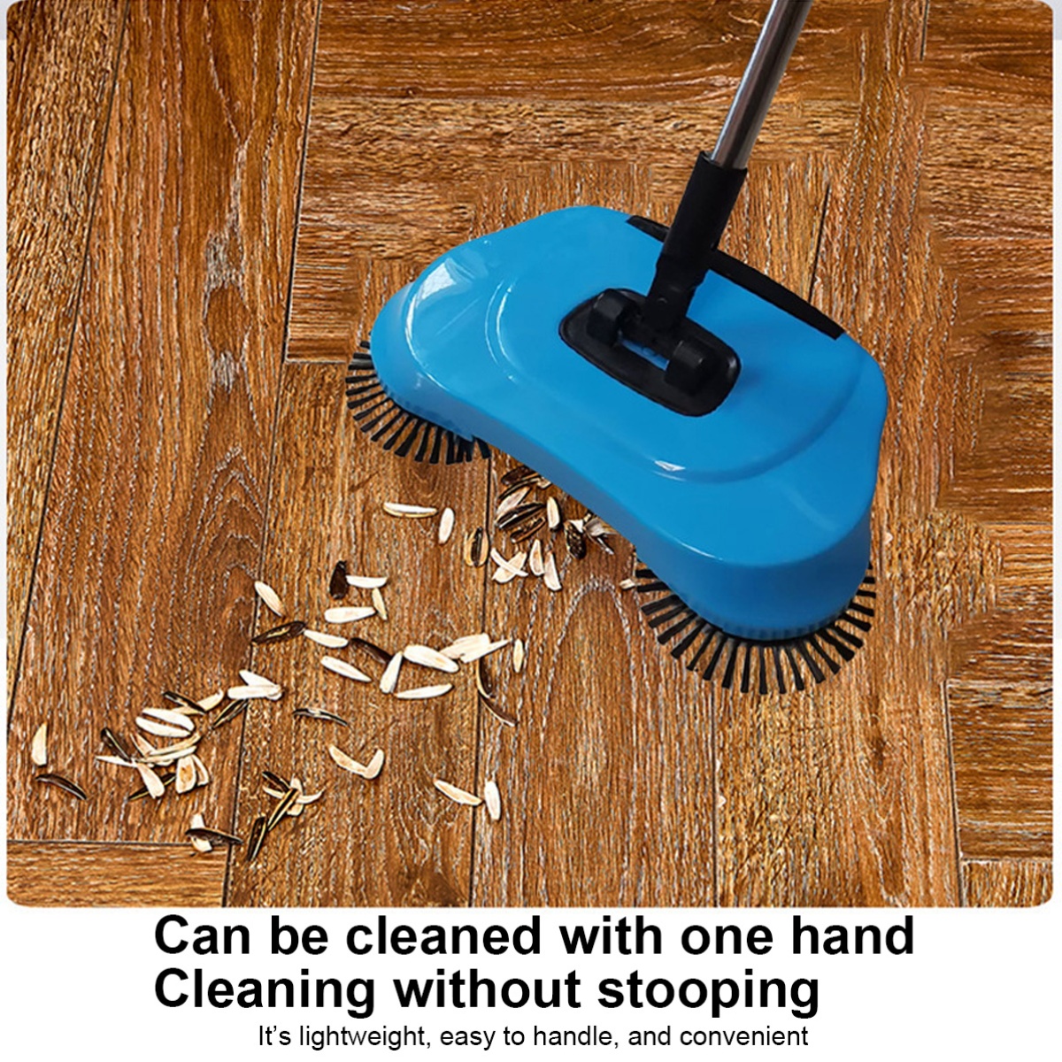 2026   model 2 in 1 sweeping and mopping set wide brush head for   cleaning roller for easy pushing no bending labor saving design 1