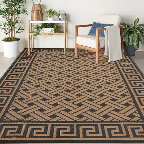 independent tote bag ground stakes 1pc outdoor mat patio mat washable large outdoor mat woven outdoor mat rv camping mat suitable for patios decks picnics and balcony large rugs
