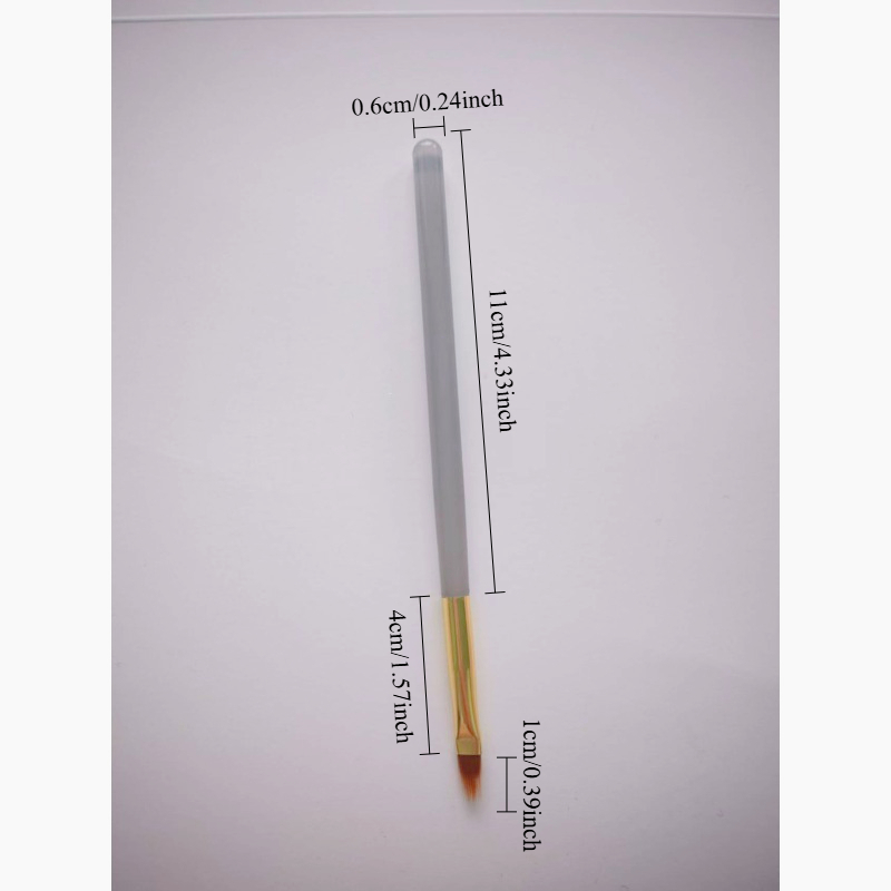 Translucent Gray Nail Art Pen for Line Drawing