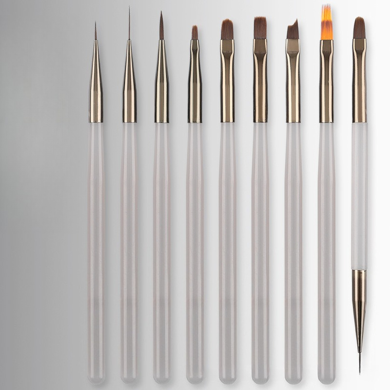 Translucent Gray Nail Art Pen for Line Drawing