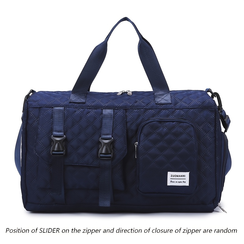 Large Capacity Argyle Travel Duffle Bag for Sports and Gym, Spacious and Portable, Multiple Colors Available