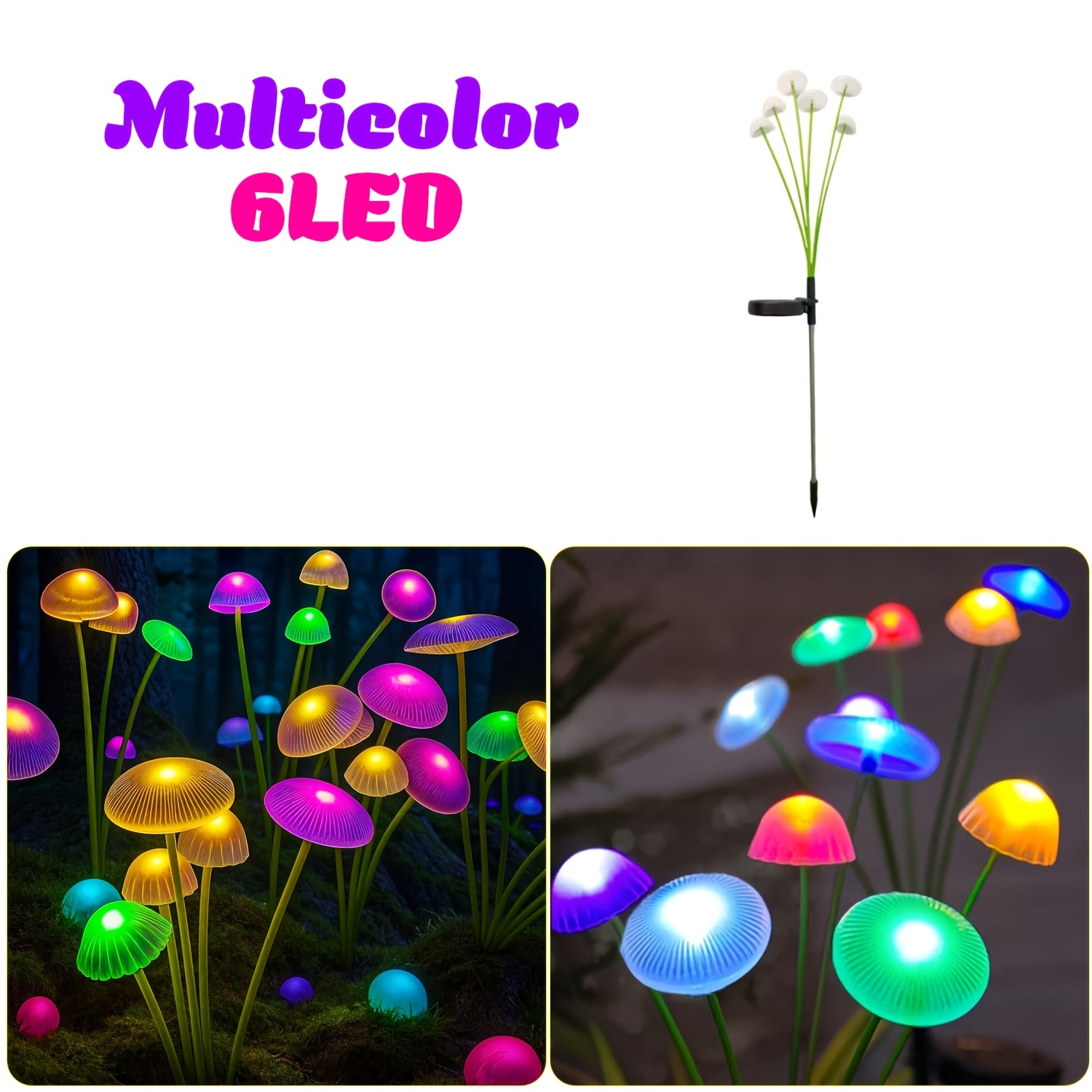 10/8/6 Led Solar Garden Lights, Led Swing Solar Courtyard Lights, Firefly-shaped Outdoor Decorative Lights, 8-mode Courtyard Decorative Lights, Suitable For Garden , Walkways, Holidays & Festivals