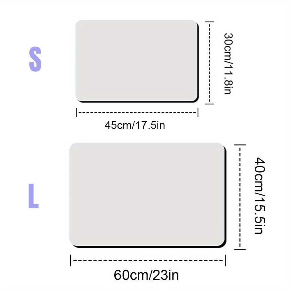 Tapis de repas personnalisable pour chien et chat - Gravure du nom de votre animal, antidérapant, tapis pour gamelle de nourriture et d'eau, tapis anti-renversement en diatomite, coussin pour gamelle, idéal pour l'alimentation des animaux de compagnie
